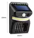 Lampara Luz Led Mata Mosquito Solar Sensor Movimiento W792