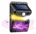 Lampara Luz Led Mata Mosquito Solar Sensor Movimiento W792