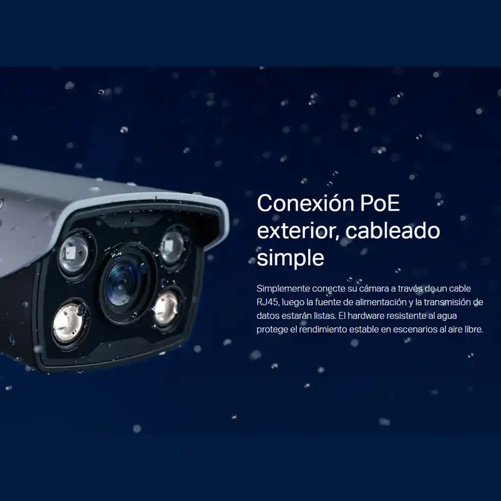 Cámara Wifi Exterior Bullet 4mp Tp-link Vigi C340-w + 256gb