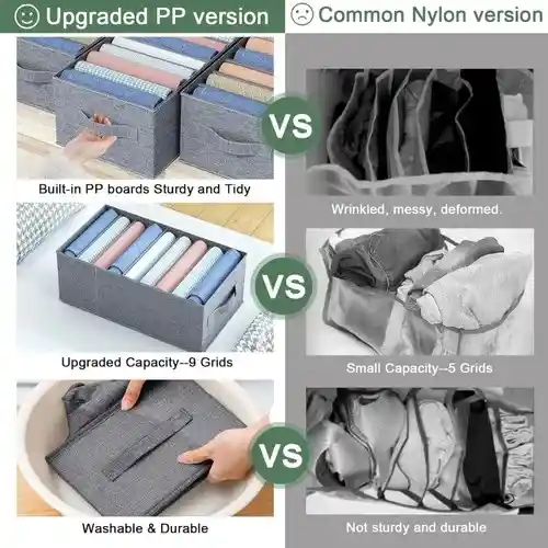 Organizador Para Ropa Camisas Pantalones 9 Divisiones