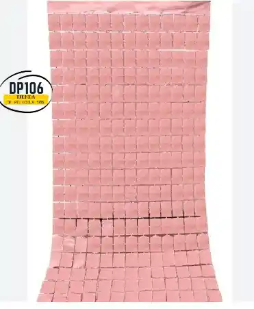Cortina Para Fiesta Cuadros Palorosa Decorativa