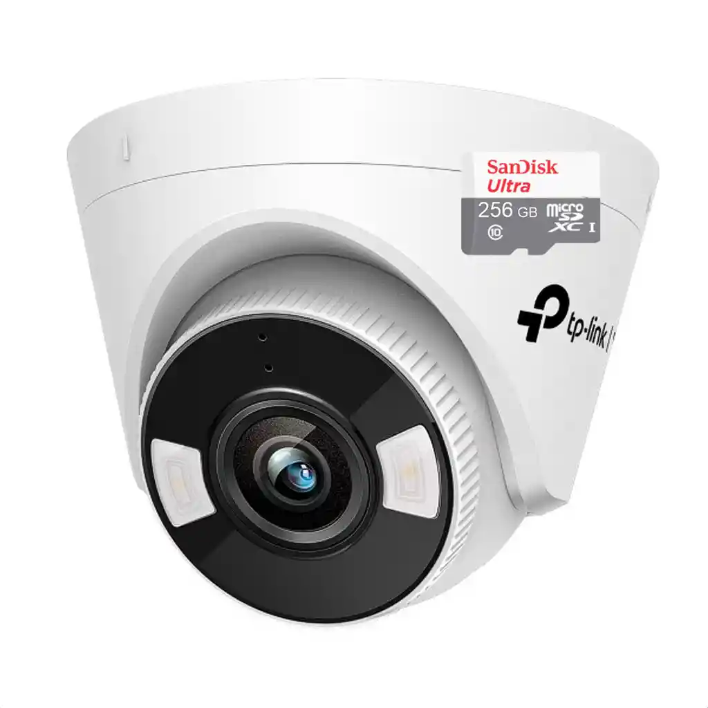 Cámara Seguridad Wifi Turret 4mp Tp-link Vigi C440-w + 256gb