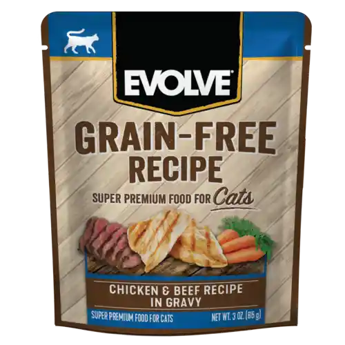 Evolve Pouch Cat Grain Free Pollo 85 Gr