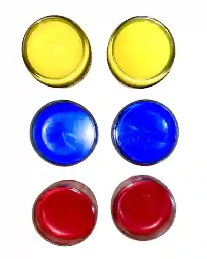 Pintucarita Maquillaje Artístico X 6 Unidades Colores Bandera De Colombia