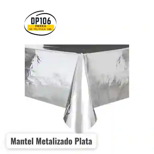 Mantel Metalizado Plata