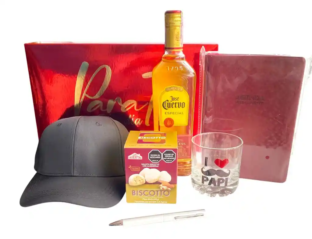 Regalo Especial Disticion Masculina Con Agenda Y Tequila - Regalo Feliz Cumpleaños - Regalo Feliz Dia