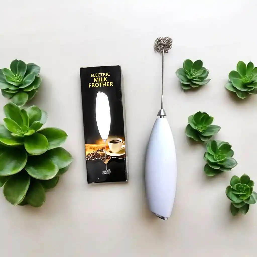 Espumador Batidor De Leche De Pila Portátil