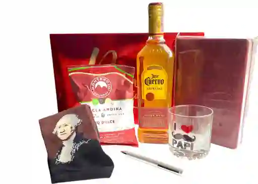 Regalo Especial Caja Premium Para Èl Con Agenda Y Tequila - Regalo Feliz Cumpleaños - Regalo Feliz Dia