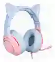 Diadema Gamer Onikuma Micrófono K9 Rosa Azul Gradiente Rgb