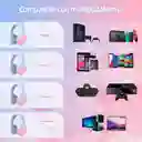 Diadema Gamer Onikuma Micrófono K9 Rosa Azul Gradiente Rgb