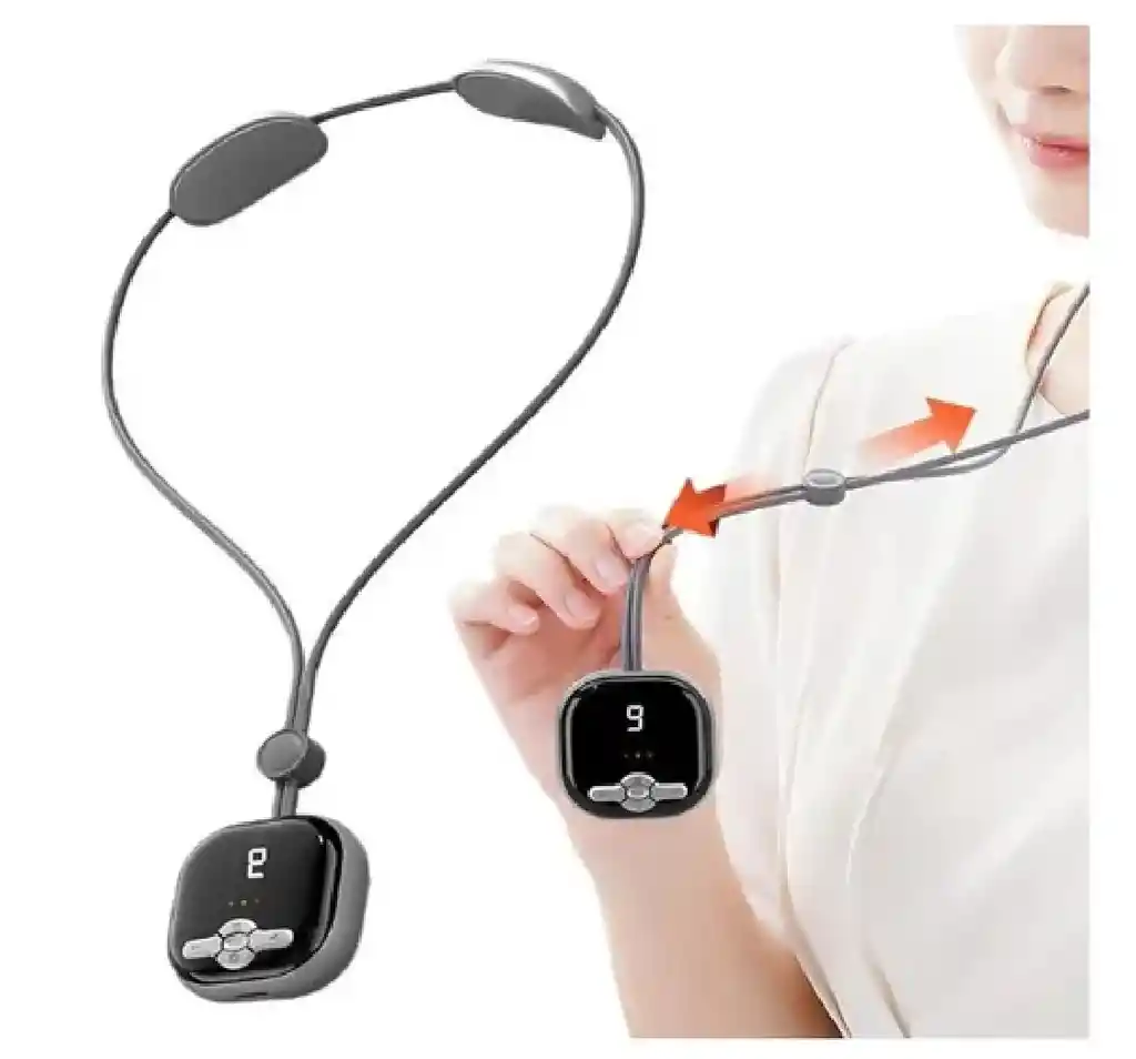 Masajeador Cervical De Microcorriente Y Calefaccion 9 Niveles
