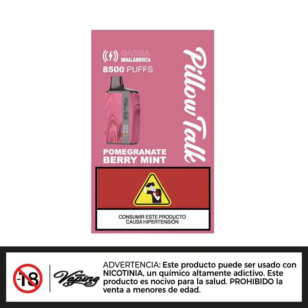 Pillow Talk Resin Edition 8500 Puffs - Vape Desechable - Pomegranate Berry Mint