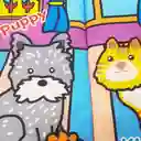 Libro Didáctico Tela Colas Texturas Animales Para Niños
