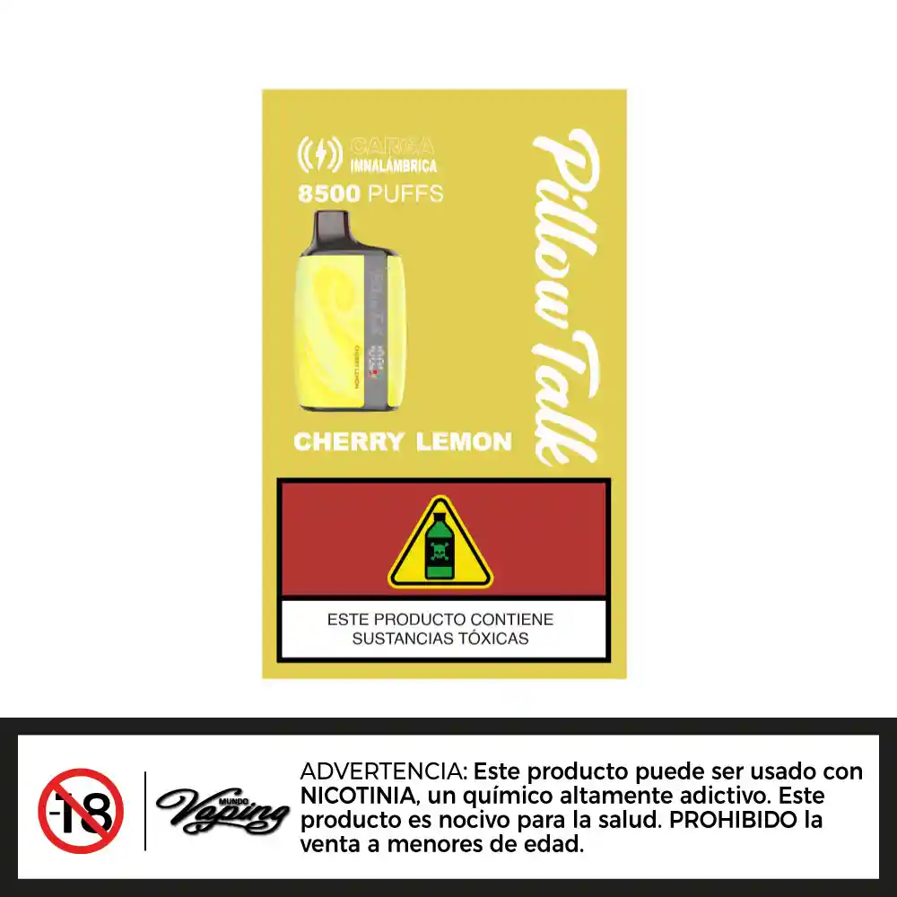 Pillow Talk Resin Edition 8500 Puffs - Vape Desechable - Cherry Lemon