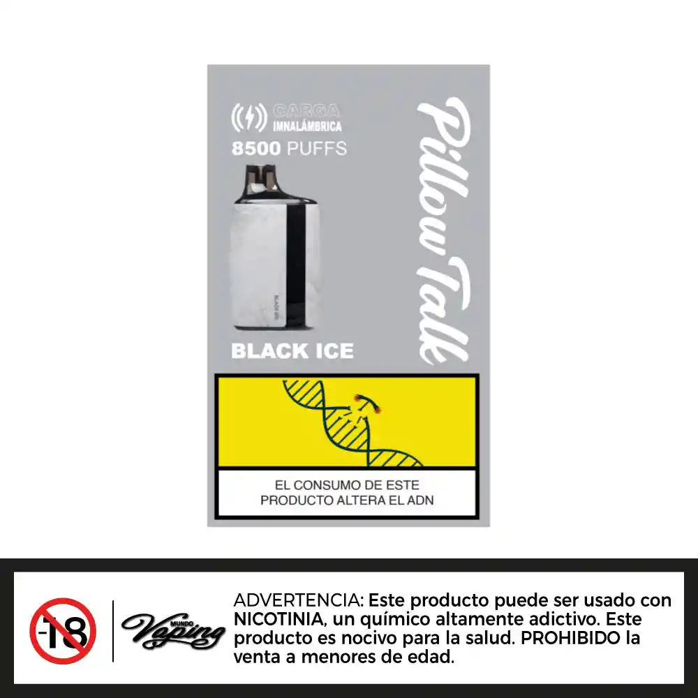 Pillow Talk Resin Edition 8500 Puffs - Vape Desechable - Black Ice