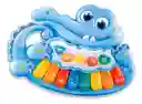 Piano Cocodrilo Sonido Y Notas Musicales Niños