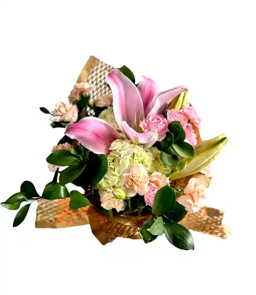 🌸 Bouquet Clavel Y Lirio 🌸
