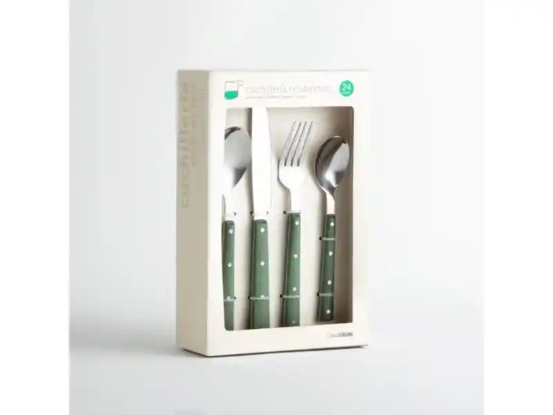 Cuchilleria Abs/mad Color 24pcs