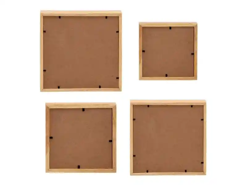 Set Marco Foto Madera Multi
