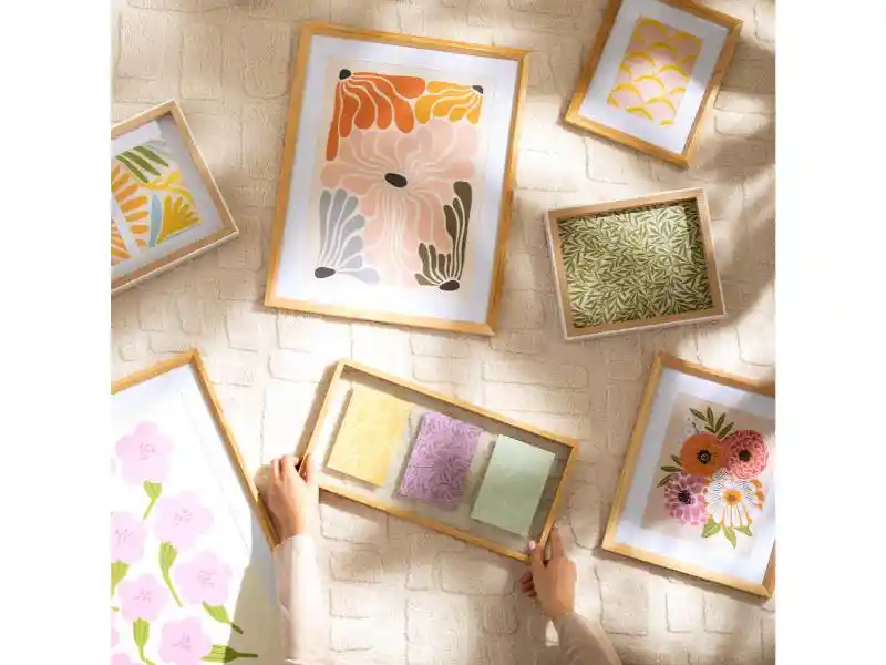 Marco Madera Vidrio Múltiple