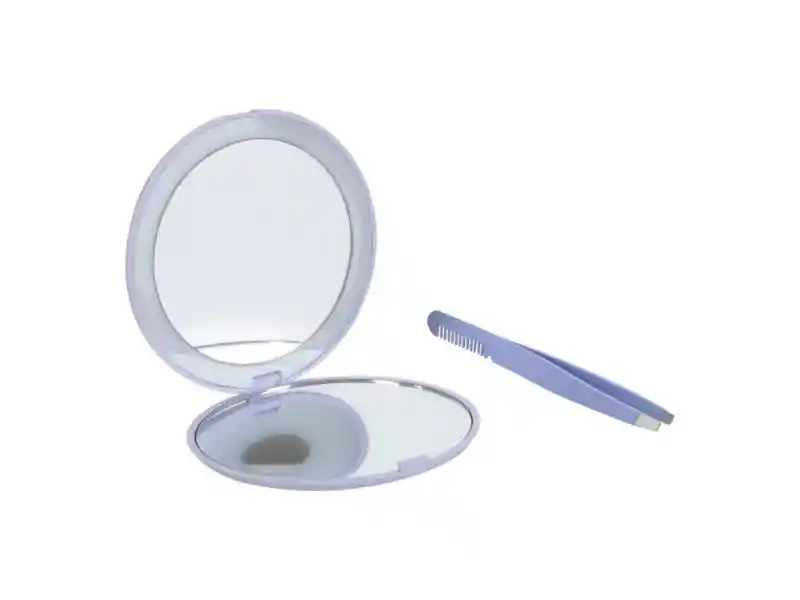 Set Pinza + Espejo Led
