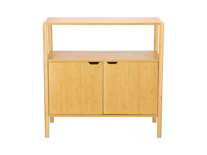 Comoda C/puertas Bambu H80