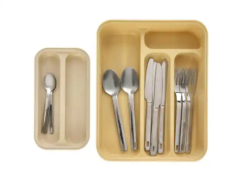 Org Cubiertos Plastico Con Bandeja