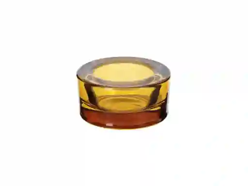 Porta Tealight Vidrio Basico