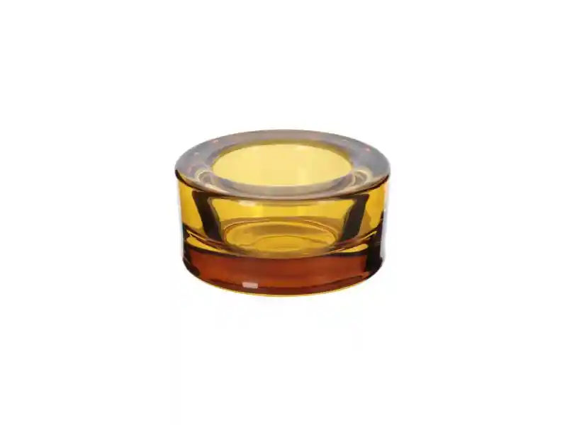 Porta Tealight Vidrio Basico
