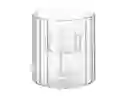 Candelabro Vidrio C/vaso S