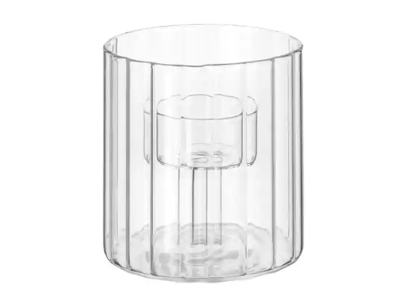 Candelabro Vidrio C/vaso S