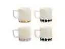 Set 4 Tazas Espresso 140ml