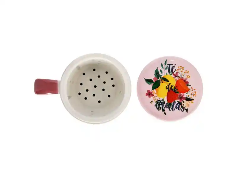 Tazon C/ Infusor Ceramica 390 Ml