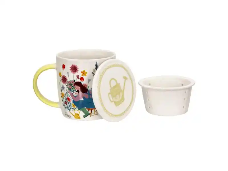 Tazon C/ Infusor Ceramica 390 Ml