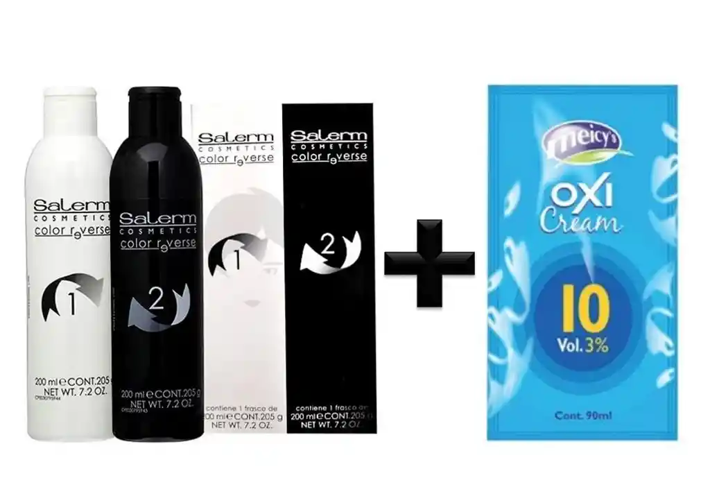 Kit Color Reverse Removedor + Oxigenta 10vl Salerm