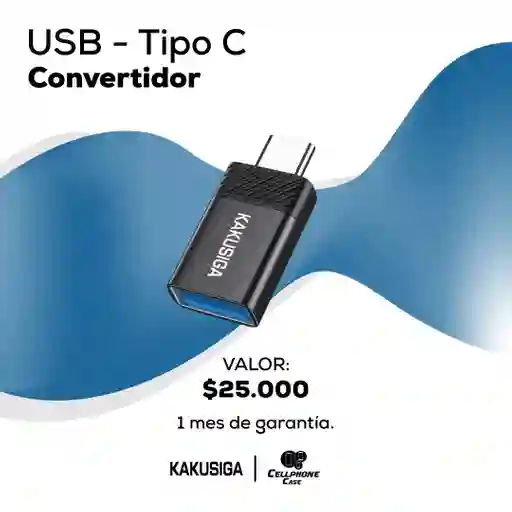 Convertidor Otg Usb A Tipo C