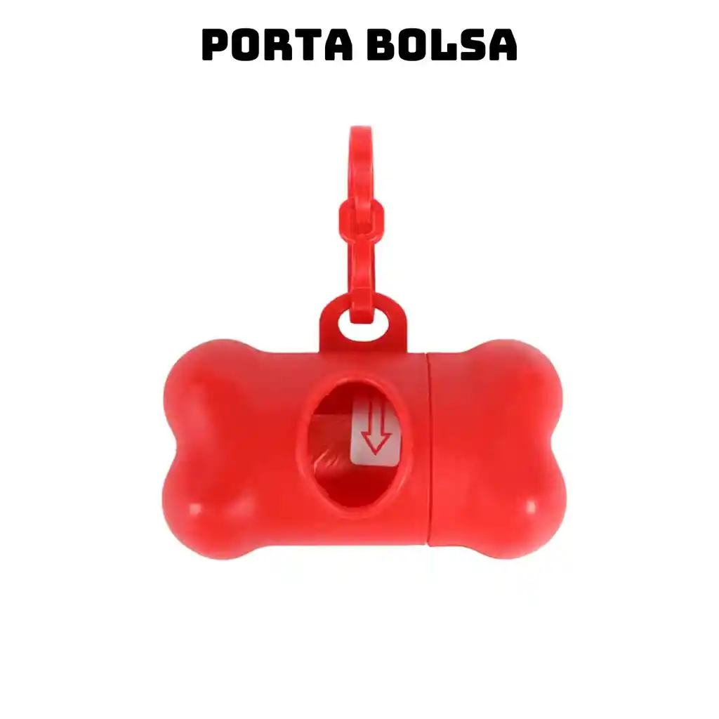 Kit Paseo Para Perros 4 En 1 Correa + Recogedor + Porta Bolsas + 5 Rollos De Bolsas