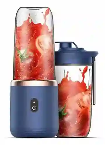 Mini Licuadora Termo ,doble Vaso,regargable,portatil