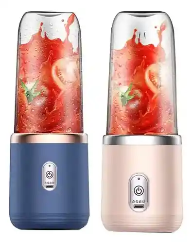 Mini Licuadora Termo ,doble Vaso,regargable,portatil