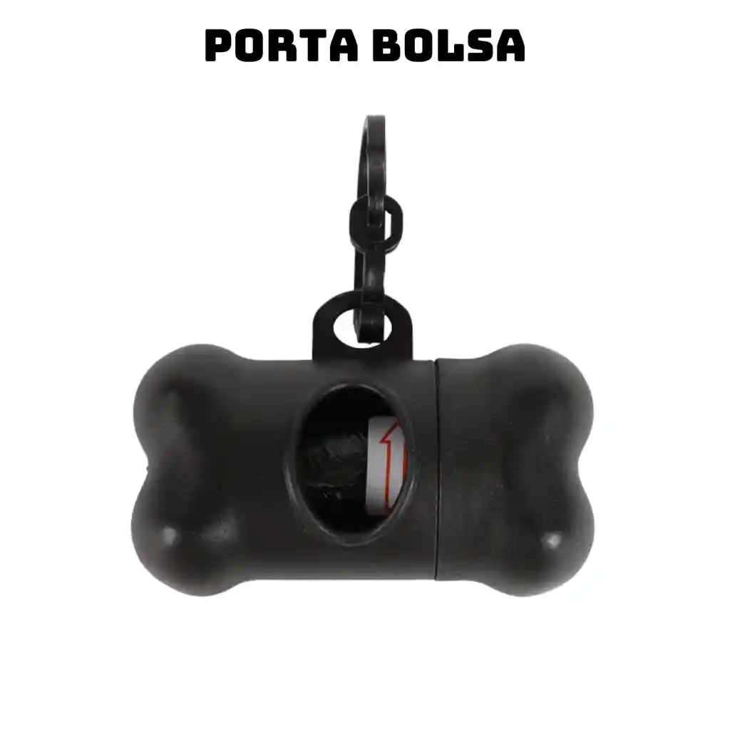 Kit Paseo Para Perros 4 En 1 Correa + Recogedor + Porta Bolsas + 5 Rollos Bolsas