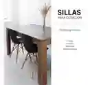 Silla Charles Eames Colores Con Patas De Madera 82x47 Cm