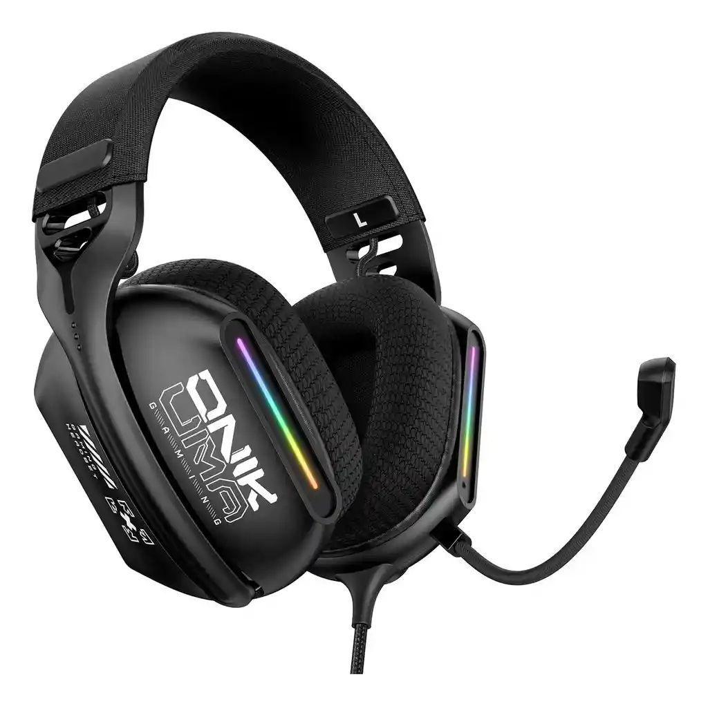 Diadema Auriculares Gamer Para Jugadores Onikuma X12 Rgb
