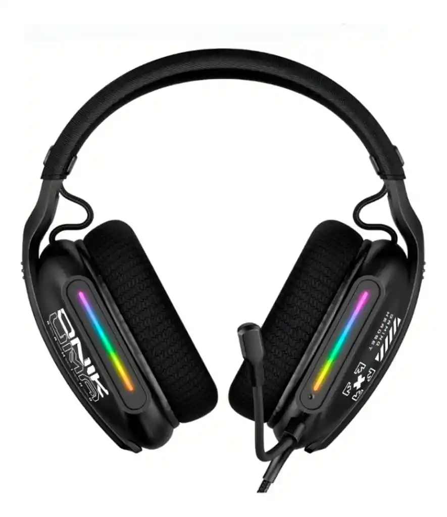 Diadema Auriculares Gamer Para Jugadores Onikuma X12 Rgb