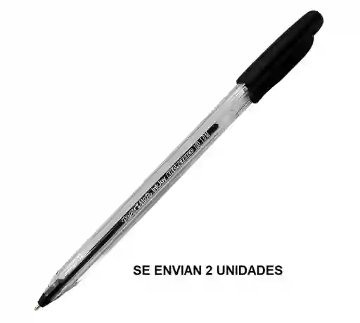 Boligrafo Kilometrico Paper Mate X 2 Unidades Negro