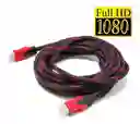 Cable Hdmi 3 Metros Doble Filtro Mallado Punta Dorada