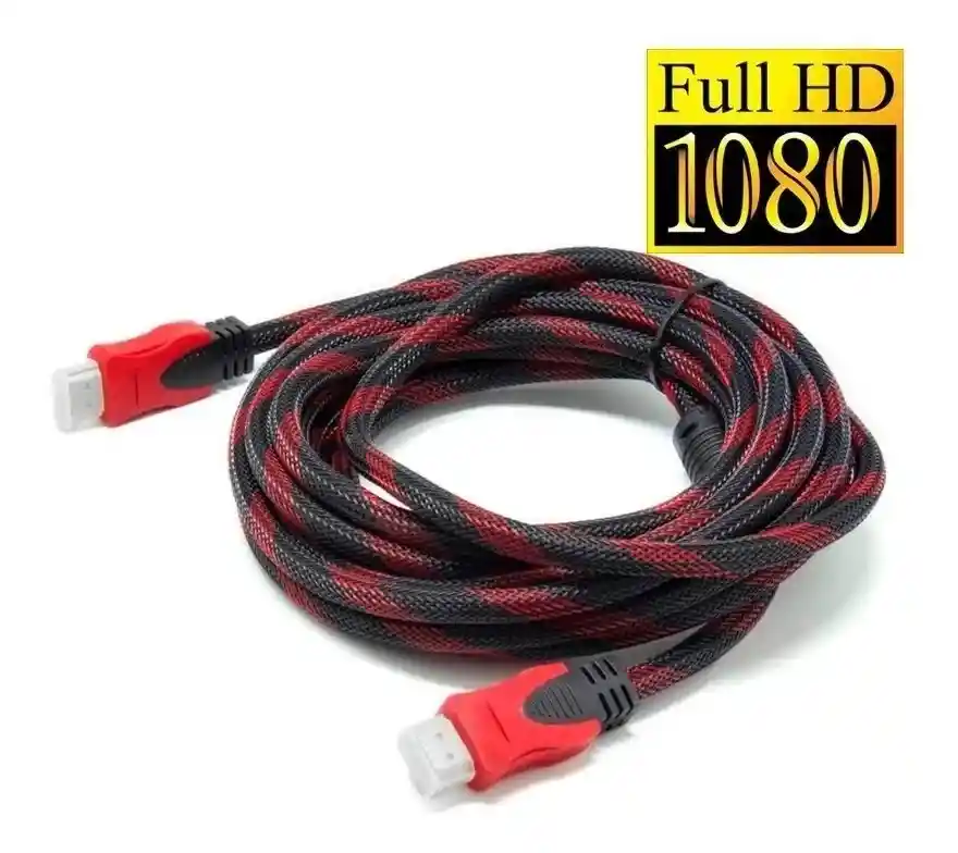 Cable Hdmi 3 Metros Doble Filtro Mallado Punta Dorada