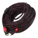 Cable Hdmi 20 Metros Doble Filtro Mallado Punta Dorada