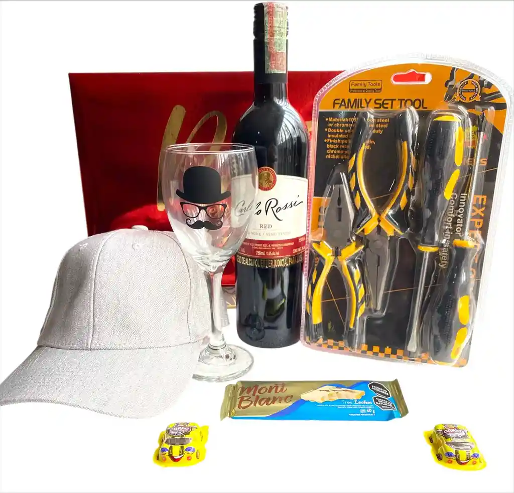 Regalo Especial Don Regalo Para Un Hombre Especial Con Herramienta Y Vino - Regalo Feliz Cumpleaños - Regalo Feliz Dia