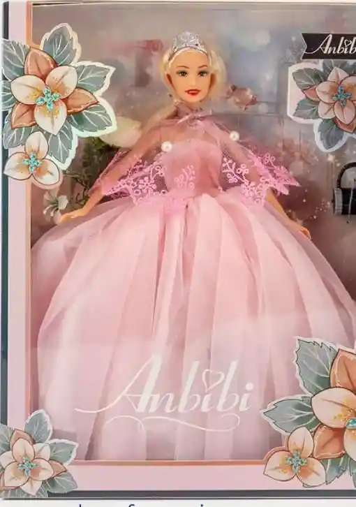 Muñeca Juguete Muñeca Con Vestido Rosa