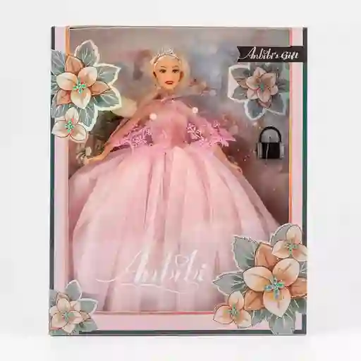 Muñeca Juguete Muñeca Con Vestido Rosa